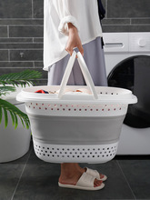 GZ6M脏衣篮衣服收纳筐篓框家用装放的衣物篮子洗衣桶可折叠塑料污