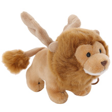 订制订做毛绒玩具 毛绒狮子森林动物 可爱毛绒挂饰挂件来图定制