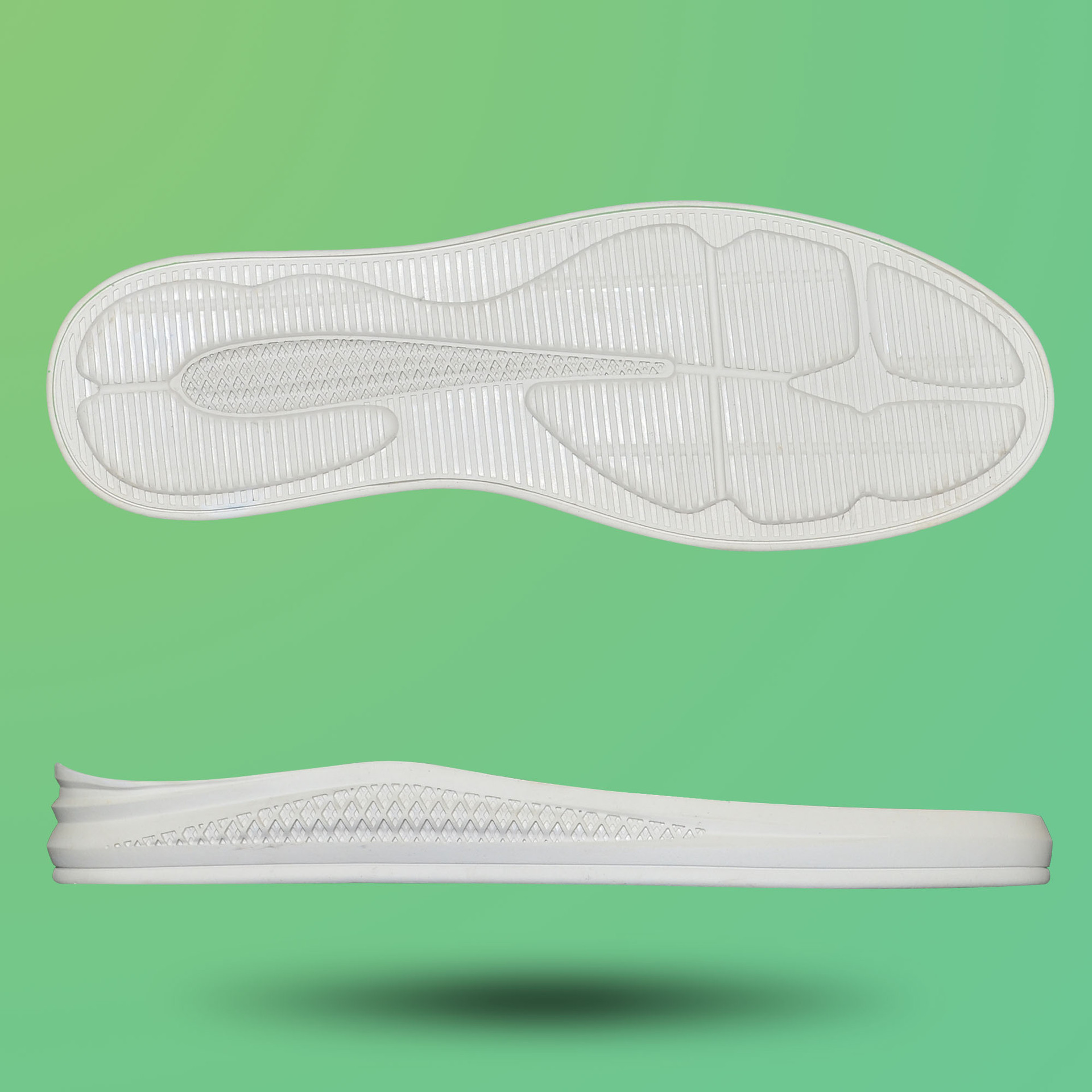 运动休闲男款小白鞋滑板鞋橡胶鞋底 rubber sole 橡胶大底