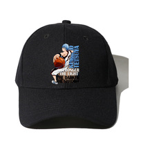 跨境 动漫黑子的篮球棒球帽 鸭舌帽纯棉卡通印花棒球帽 代发