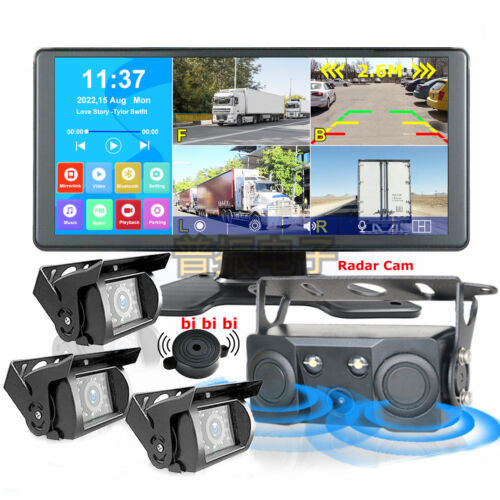 36寸可触摸显示器dvr 1080p后视摄像头mp5手机互联行车记录仪