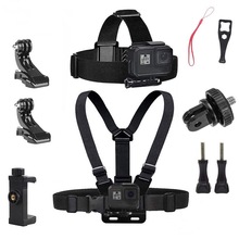 户外运动相机配件套装适用大疆gopro11 10 9运动相机9件套现货