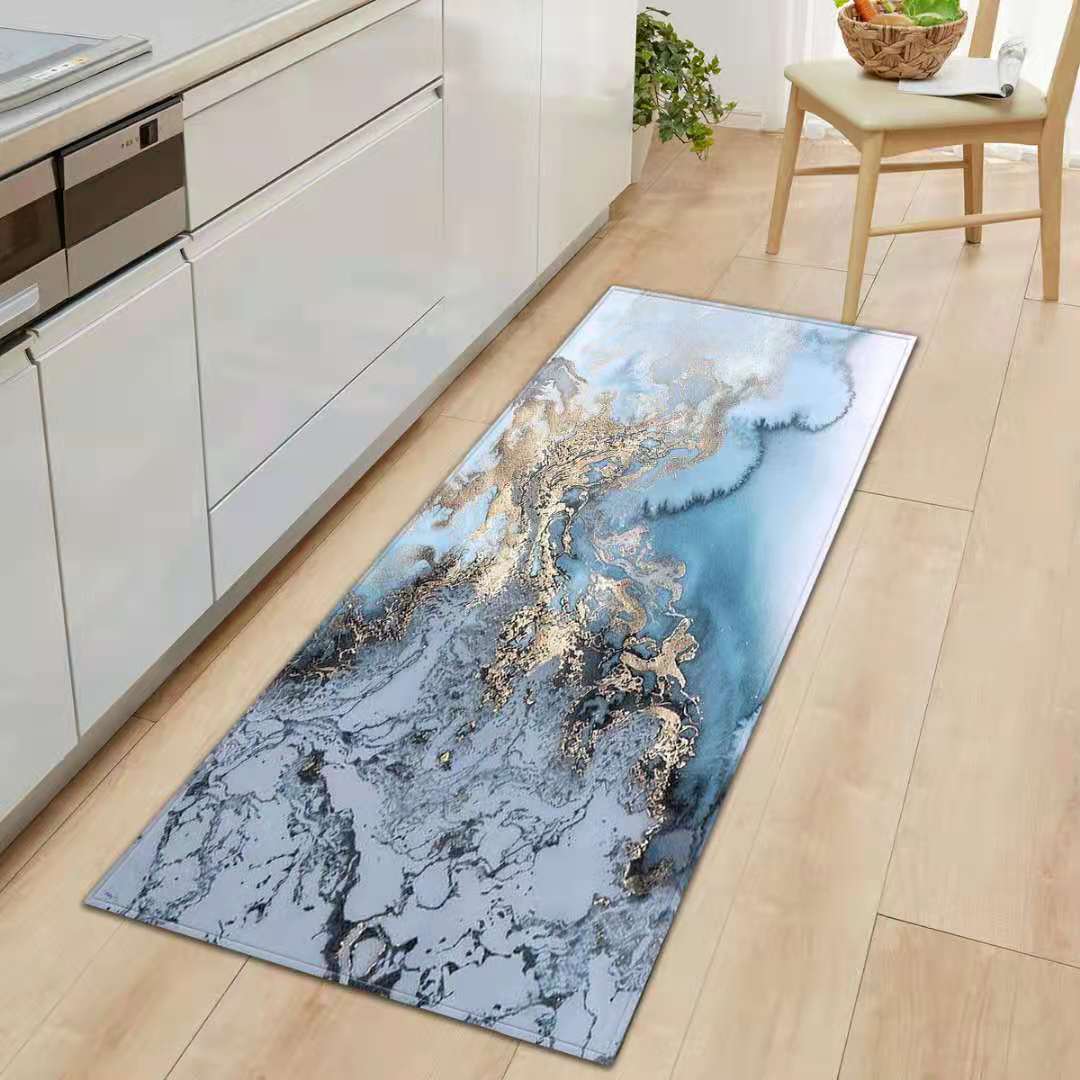 Marble Non-Slip Mat Foot Carpet Strip Floor Mat Stone Pattern Theme Door Mat Cross-Border Supply Wish Amazon EBay