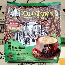 进口食品批发供应港版马来西亚旧街场咖啡榛果味570g*20袋/箱