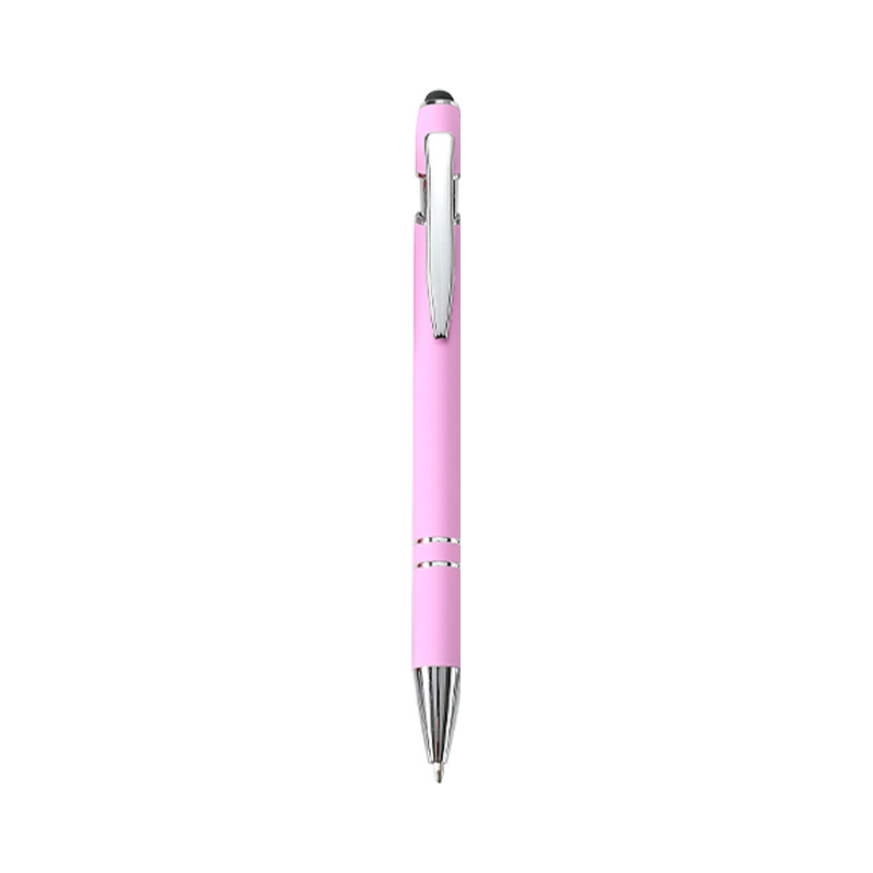 Spot Touch Screen Capacitor Neutral Oil Pen Laser Spray Glue Multi-Color Ballpoint Pen Meiji Pen Press Silver Aluminum Rod