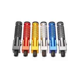 九号后脚踏极核中置折叠脚踏后搁脚电动车踢侧架改装配件摩托踏脚