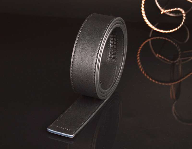 bond宾利世家男士真皮不带头自动扣纯牛皮腰带带身无头带条百搭潮