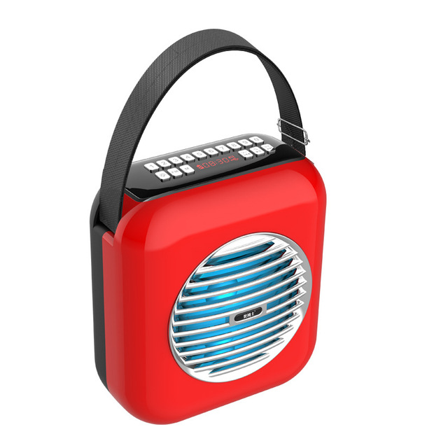 梵博士j3便携式手提蓝牙音箱炫彩网红灯光老人户外广场舞插卡音箱