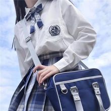 日系JK制服jk衬衫女短袖学生套装皓海零度月夏鹤刺绣DK班服学院风