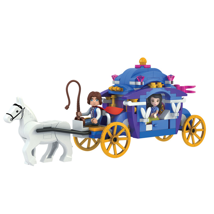 兼容乐高白雪公主女孩梦想马车卫乐积木益智拼插组合积木礼物玩具