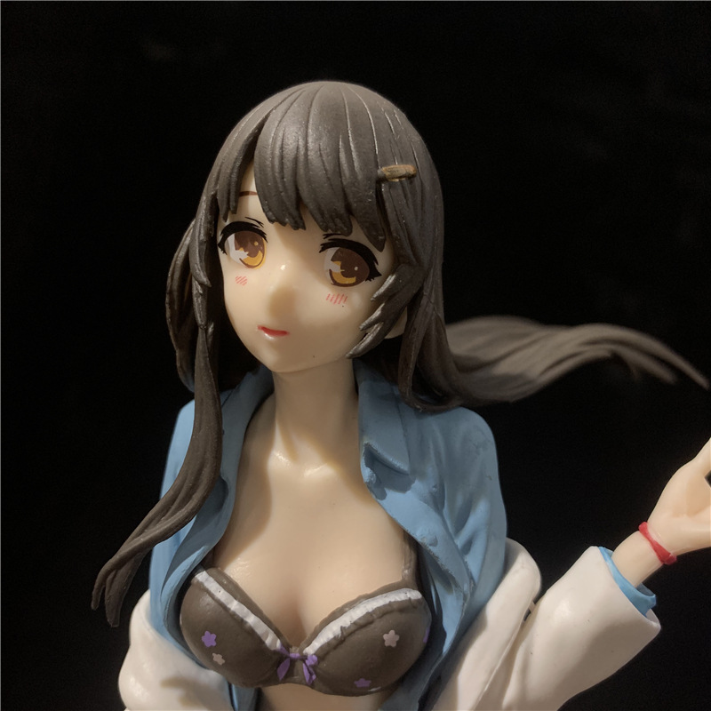 daiki 大气工业 我的恋人 兰前辈 学姐 桌上少女 坐姿 盒装手办