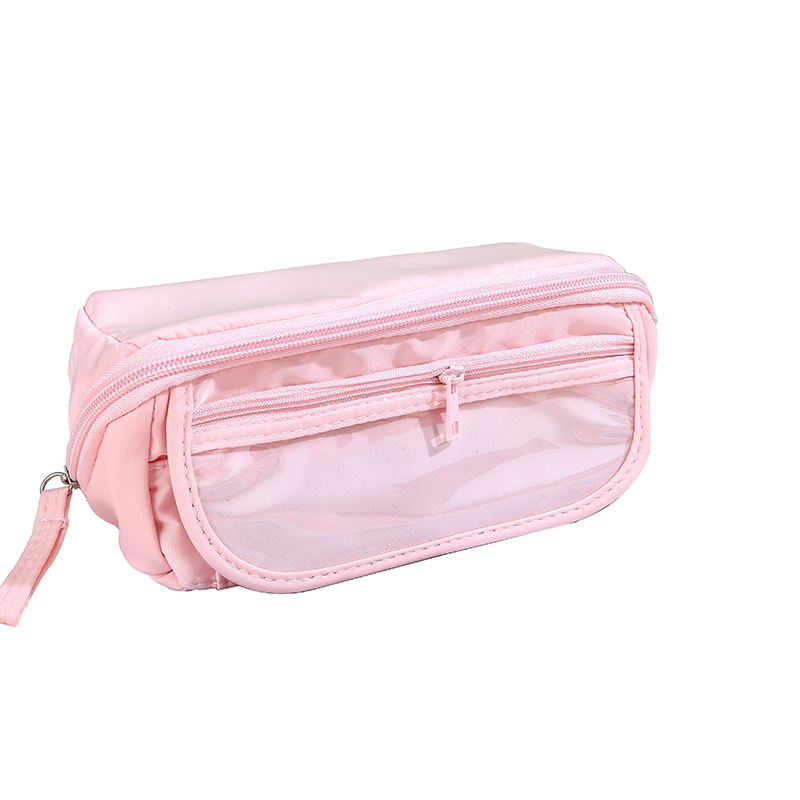 韩版大容量高档拉链袋防水学生多层收纳笔袋-阿里巴巴