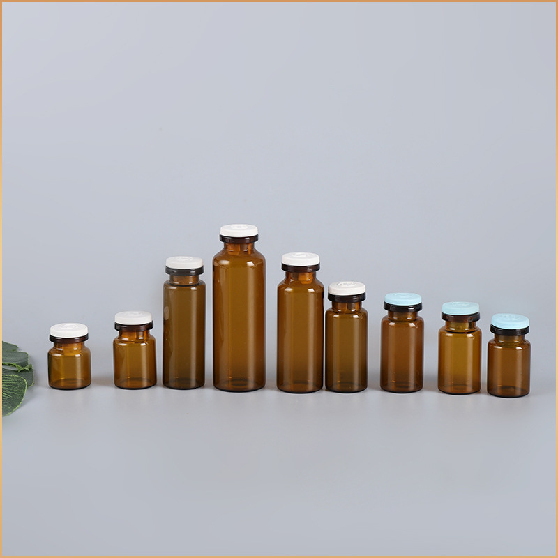 批发3ml5ml透明西林瓶6毫升7ml 8ml棕色冻干粉瓶10ml琥珀茶色安瓶