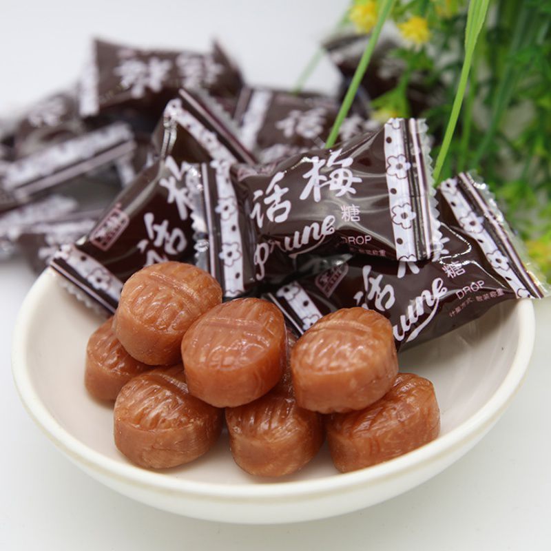 京特话梅糖水果硬糖250g散装500g酸甜梅糖结婚喜庆宴喜糖果