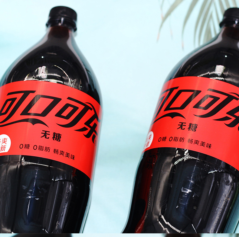 可口可乐coca-cola零度可乐zero无糖汽水碳酸饮料2l*6瓶大瓶装