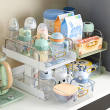 宝宝奶瓶收纳架婴儿餐具放碗筷辅食工具家用桌面水杯置物架大直销