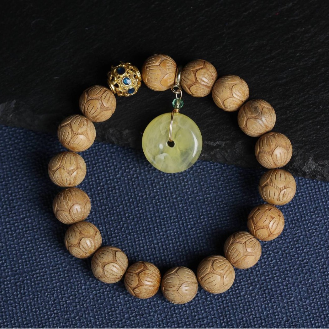 精工降龙六道木手持链念佛珠串diy编织玉挂吊坠男女士盘文玩复古