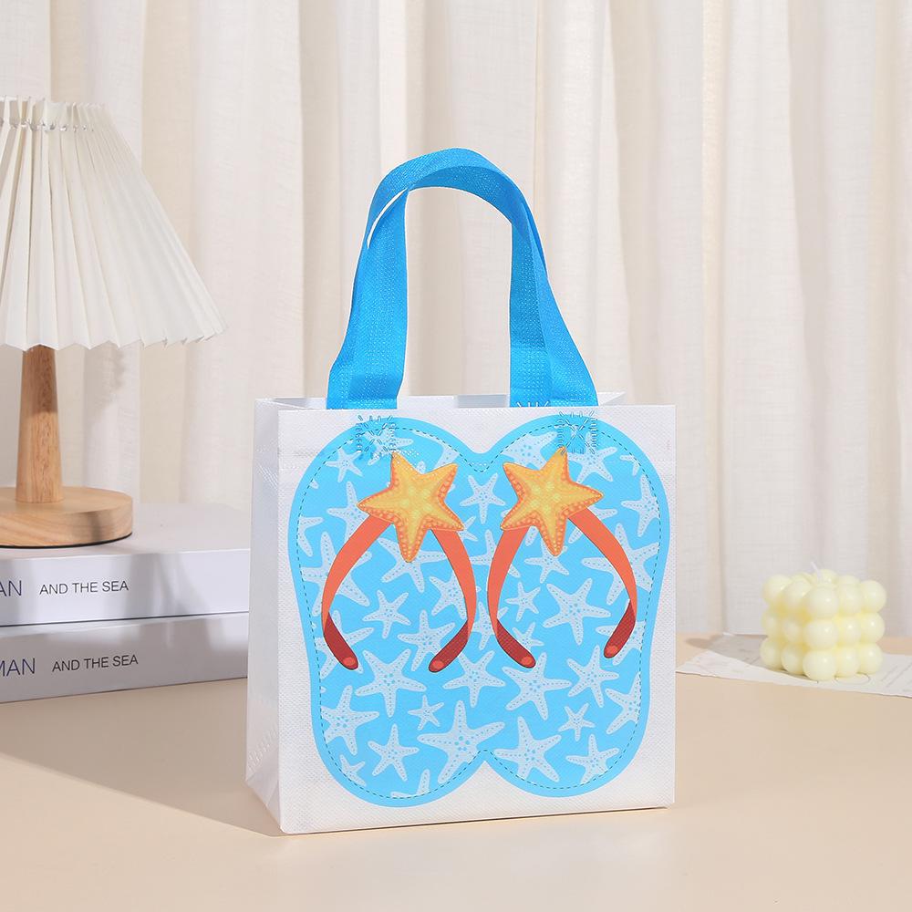 Non-Woven Bag Slippers Beach Waterproof Tote Bag Birthday Gift Gift Bag Wholesale