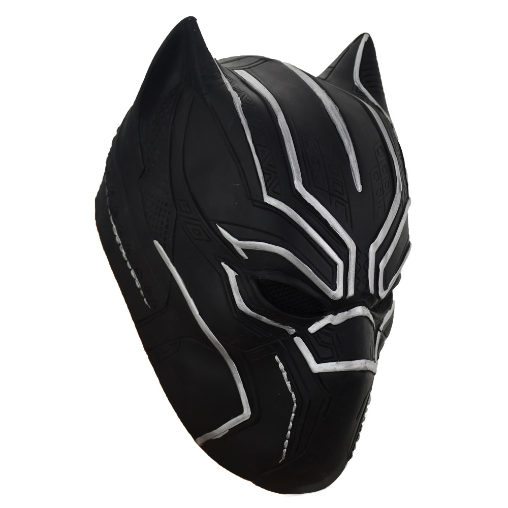 万圣节复仇者联盟黑豹面具美国队长漫威系列乳胶头套面具