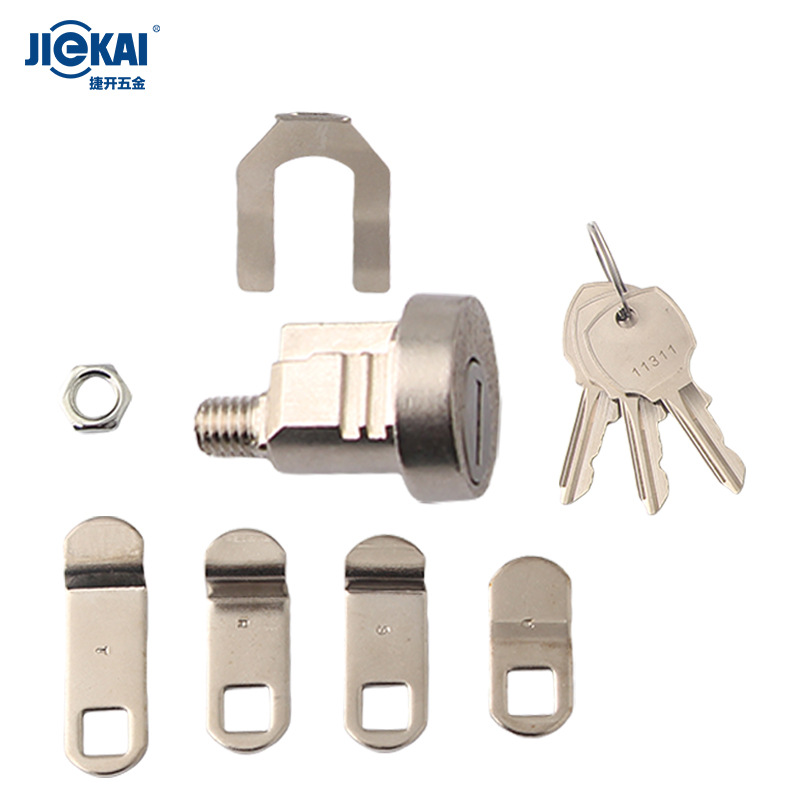 批发PD103美国邮箱锁 5个锁片信箱报箱锁不通开钥匙机箱柜转舌锁