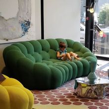 意式罗奇堡泡泡创意极简现代简约个性客厅轻奢设计师个性弧形沙发