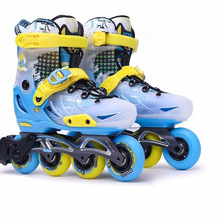 米高轮滑鞋溜冰鞋儿童男女平花鞋滑冰鞋可调滑轮鞋旱冰鞋S7