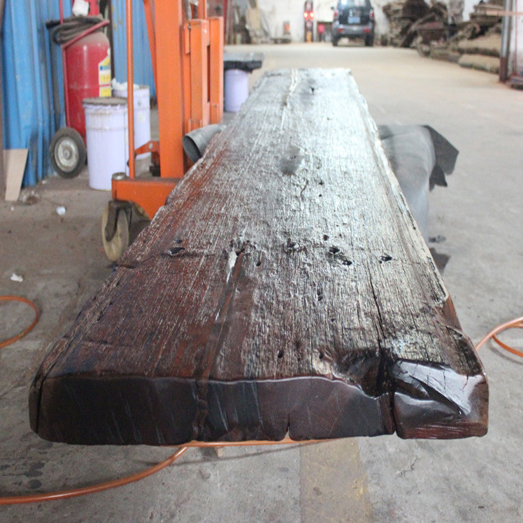 老船木料桌椅老船木板原木木料旧船板台面板桌面板老式做旧隔板