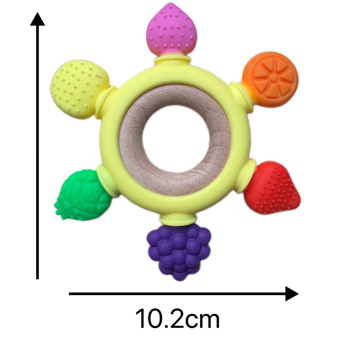 amazon cross-border new arrival teether silicone material baby teething molar toy baby prevent hand sucking happy bite