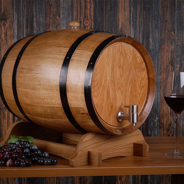 跨境20l升橡木酒桶无胆烘烤oak barrel红酒葡萄酒桶木桶-阿里巴巴