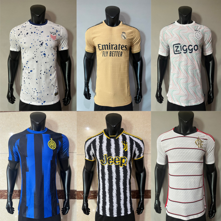 球员球衣美国国家队2324主场比赛训练青少年提花短袖透气速干球服