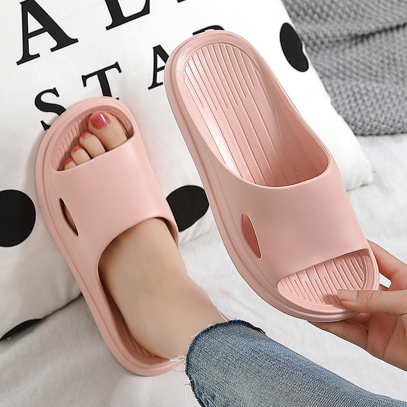 Slippers Eva Summer Slip-on Men and Women Couple Sandals Home Indoor Non-Slip Deodorant Slippers Wholesale Free Shipping