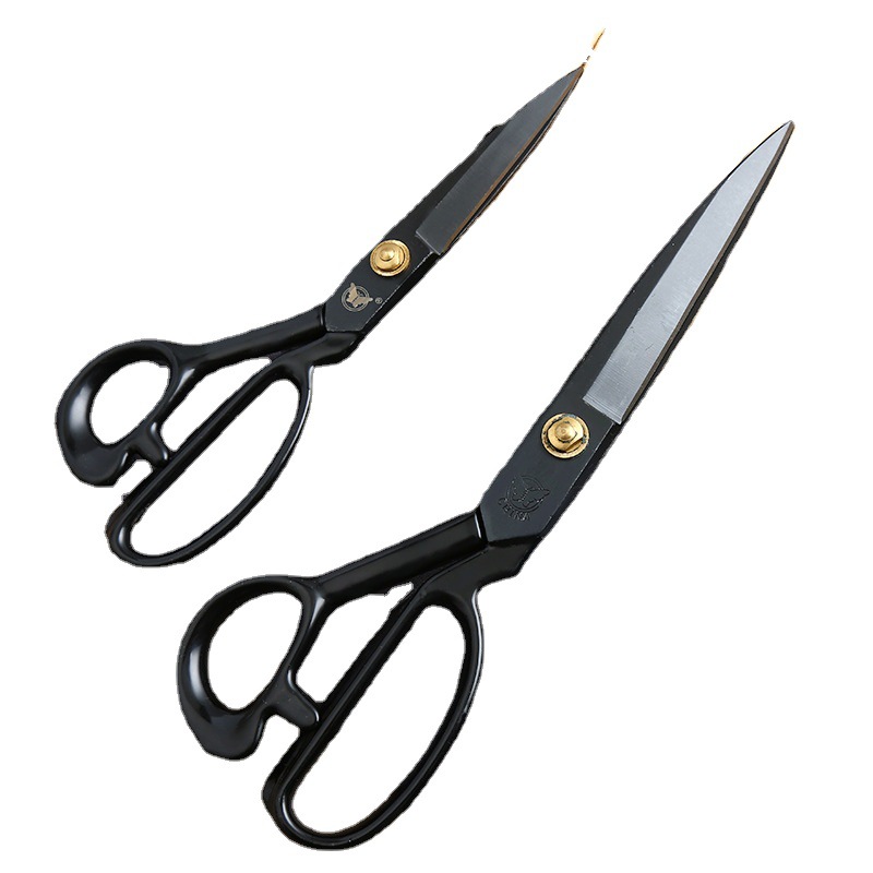 Butterfly Dressmaker's Shears Black Head Manganese Steel Tailor Scissors Clothing Scissors Household Tailor Jiangsu, Zhejiang and Shanghai 60 Pieces Free Shipping