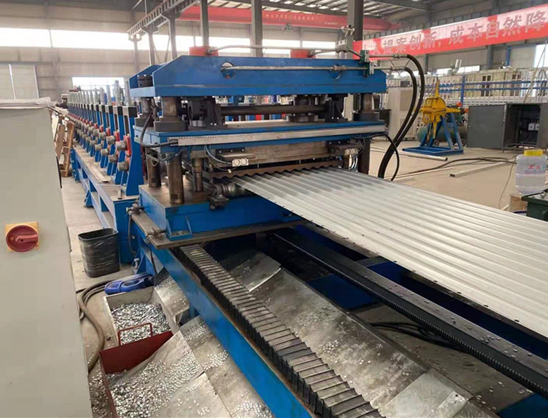 装配式钢板仓仓板成型机设备金属粮仓波纹板罗拉机波纹板钢板仓