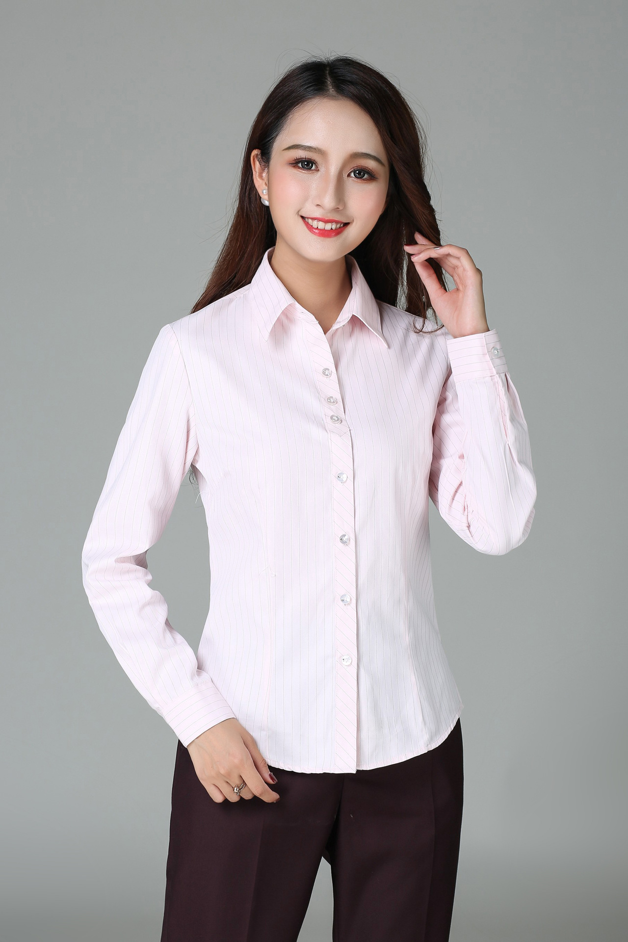 招行招行行服女衬衫招商银行短袖同款工作服 职业装衬衣