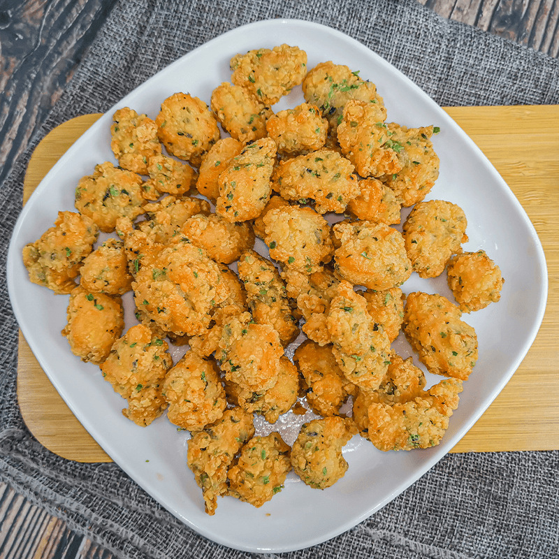 凤飞腾海苔盐酥鸡半成品鸡米花奶茶店冷冻油炸小吃半成品外卖商用