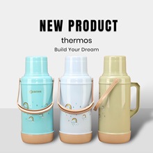 米色217塑料保温瓶暖瓶热水瓶暖壶3.2L升茶瓶开水瓶Vacuum flask