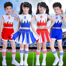 新款六一儿童啦啦操表演服少儿健美操啦啦操服装儿童运动会演出服