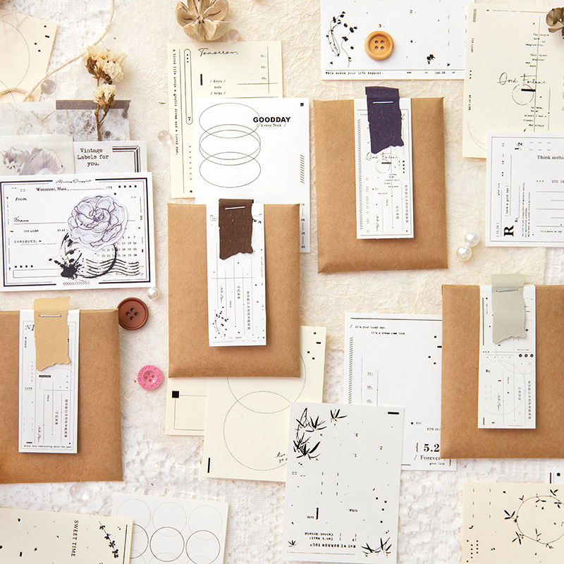 暮光之城便签纸烟雨叙旧系列烫金手帐装饰打底拼贴欧式diy复古4款