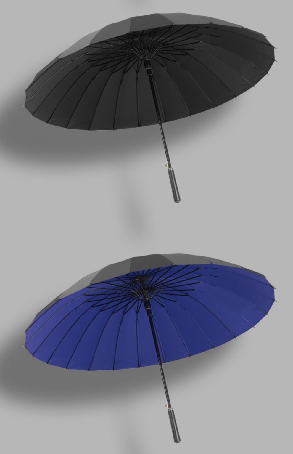 特大伞家用暴雨专用抗风24骨长把自动大雨伞长杆大号双层结实双人