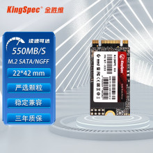 金胜维（KingSpec）M.2 SATA NGFF 2242 SSD固态硬盘 笔记本固态