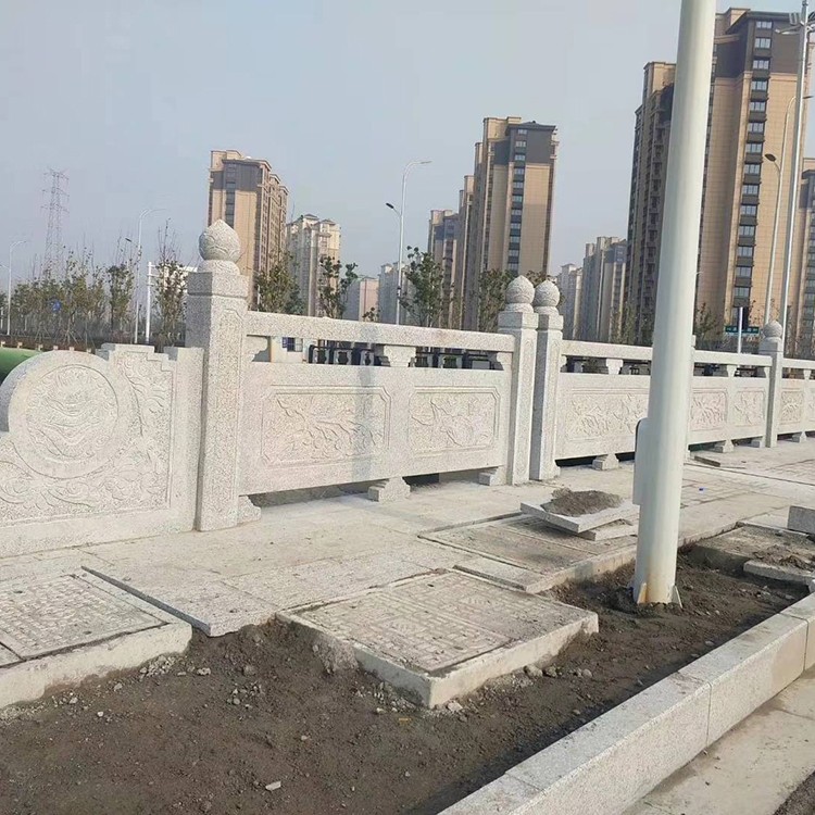 住宅小区石栏杆 国道石雕石栏杆 花坛石材栏杆 欢迎致电