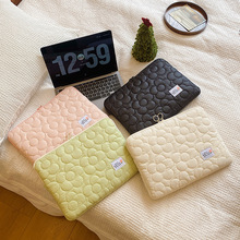 平板笔记本内胆包太空棉平板电脑包奶油风iPad保护套13.3寸15.6寸