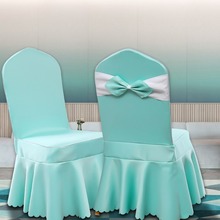 KI9S酒店饭店婚庆会议室椅子套宴会椅子套罩凳子套布餐厅新款通用