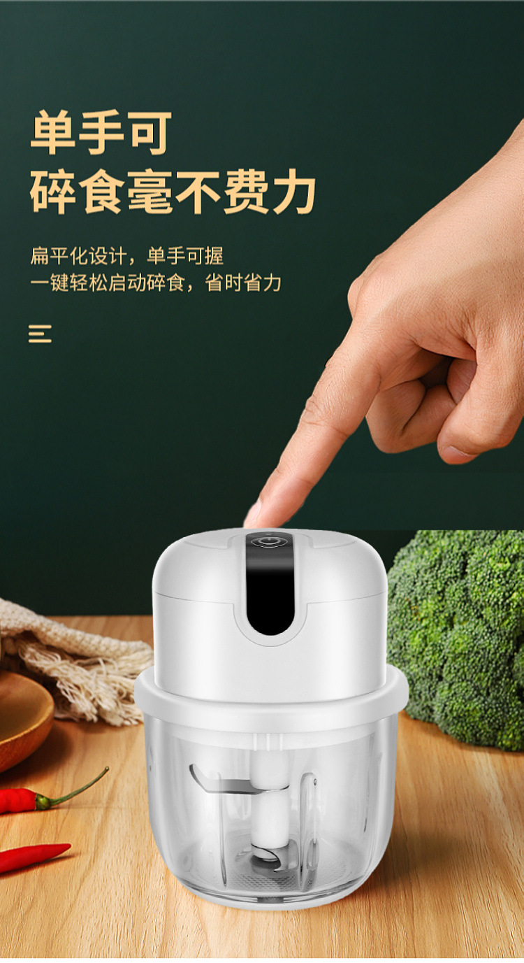 蒜蓉器电动蒜泥器电动蒜蓉机捣蒜器打蒜搅蒜器蒜泥神器小型绞肉机