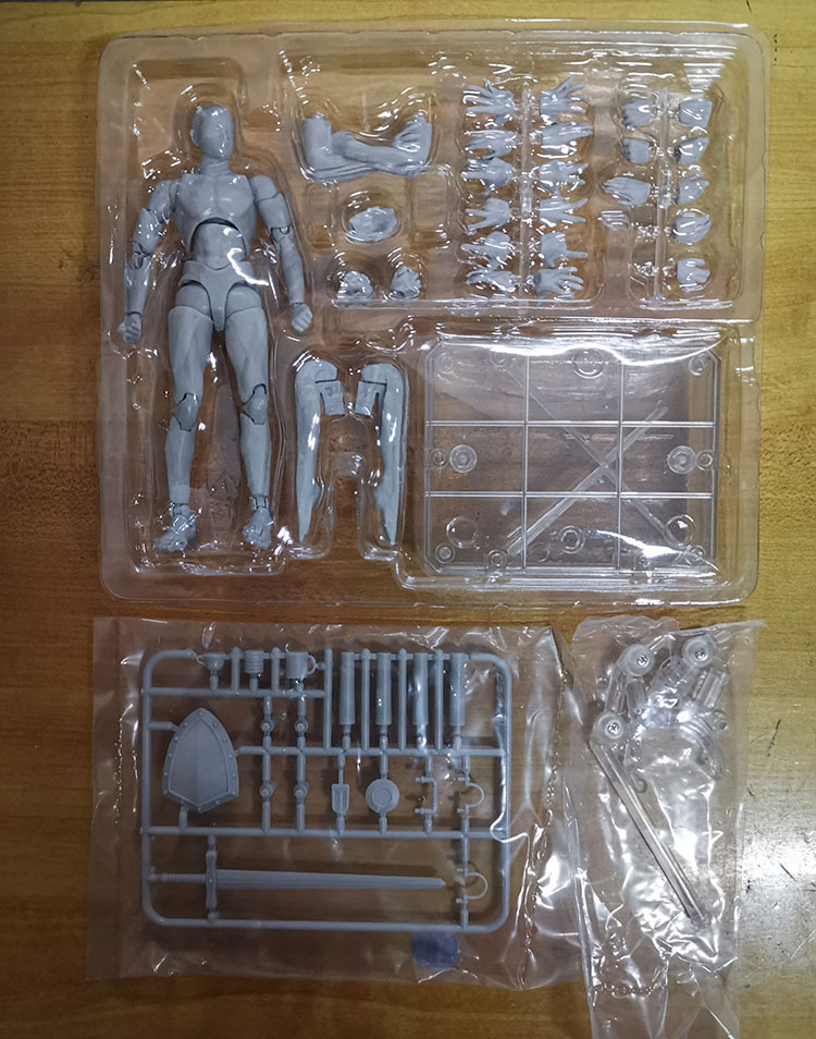 shf素体宝井理人矢吹健太郎 dx版豪华男女灰色 肤色可动人偶模型