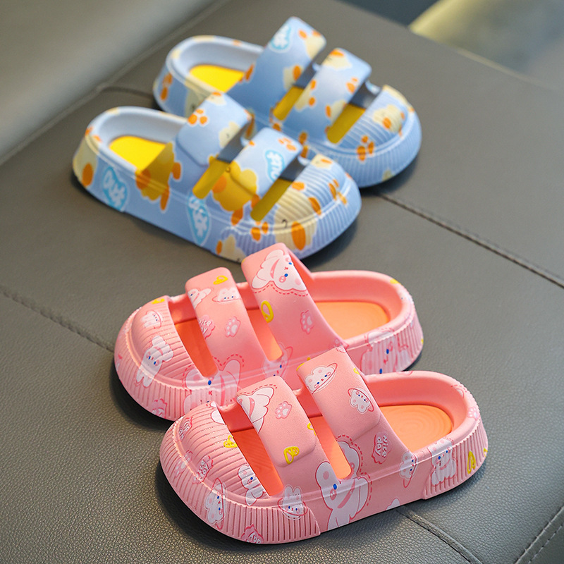 Children's Slippers Summer Boys and Girls Non-Slip Bathroom Bath Children Baby Indoor Girls Princess Kid Slippers