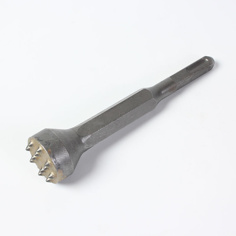 电镐花锤头 电锤凿毛合金花锤 混凝土高架桥墙面贴瓷砖打毛锤