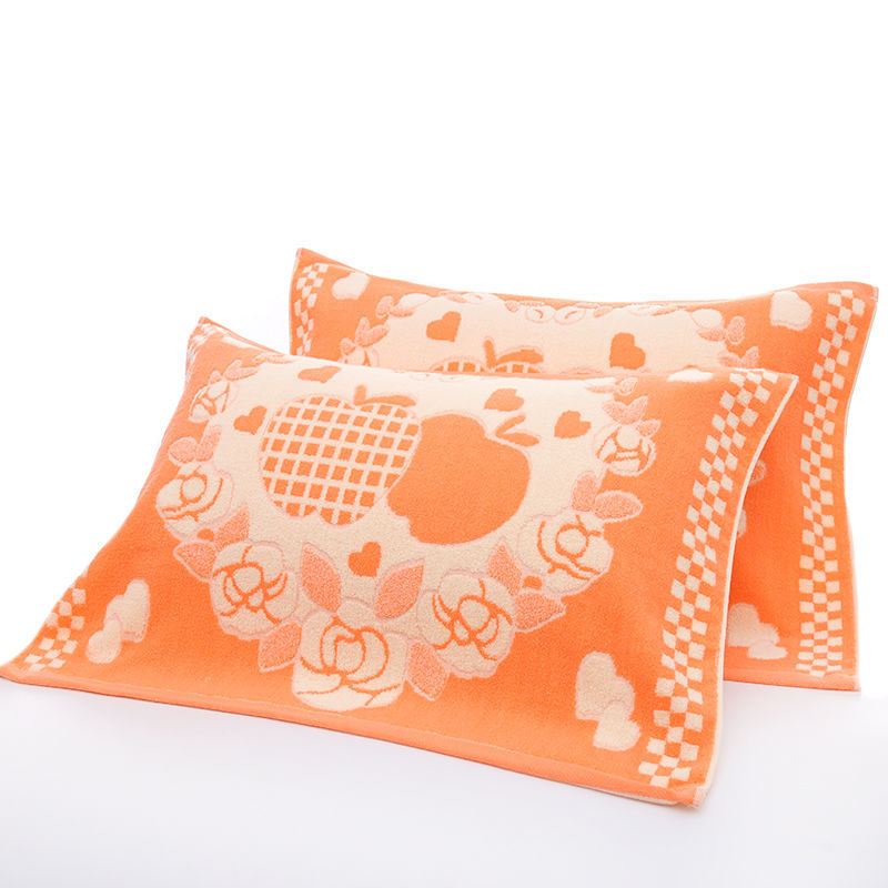 纯棉枕巾加厚加大情侣款枕头巾成人舒适枕巾婚庆*枕巾一对条批发