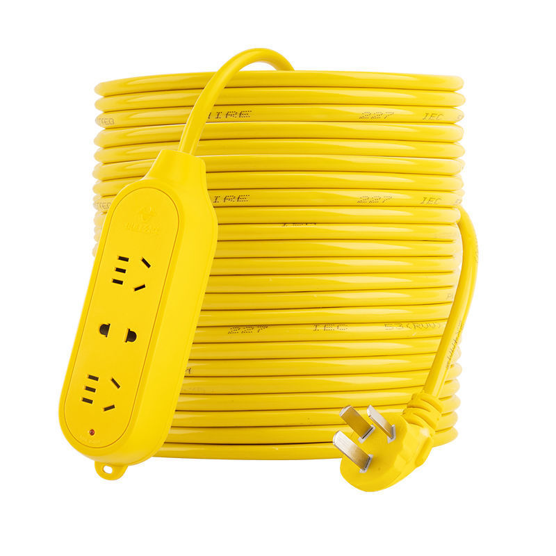 2-30米家用插板带线电动电瓶车充电延长线插线板长线超长排插座