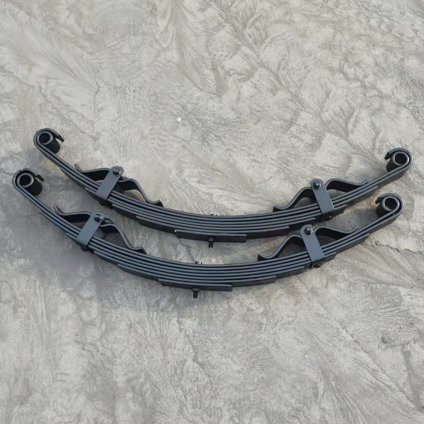 双轴拖车板簧钢板弹簧拖车板簧双耳式拖车板簧弓子板房车板簧